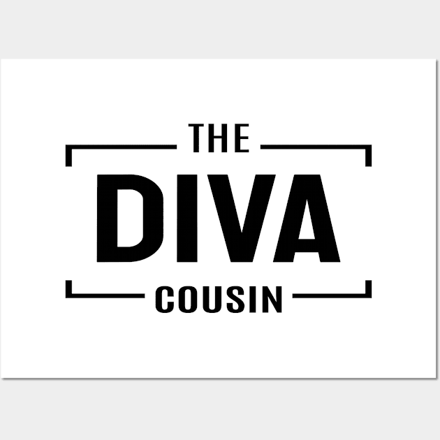 Cousin Crew- Diva Wall Art by VenusDanielle Designs